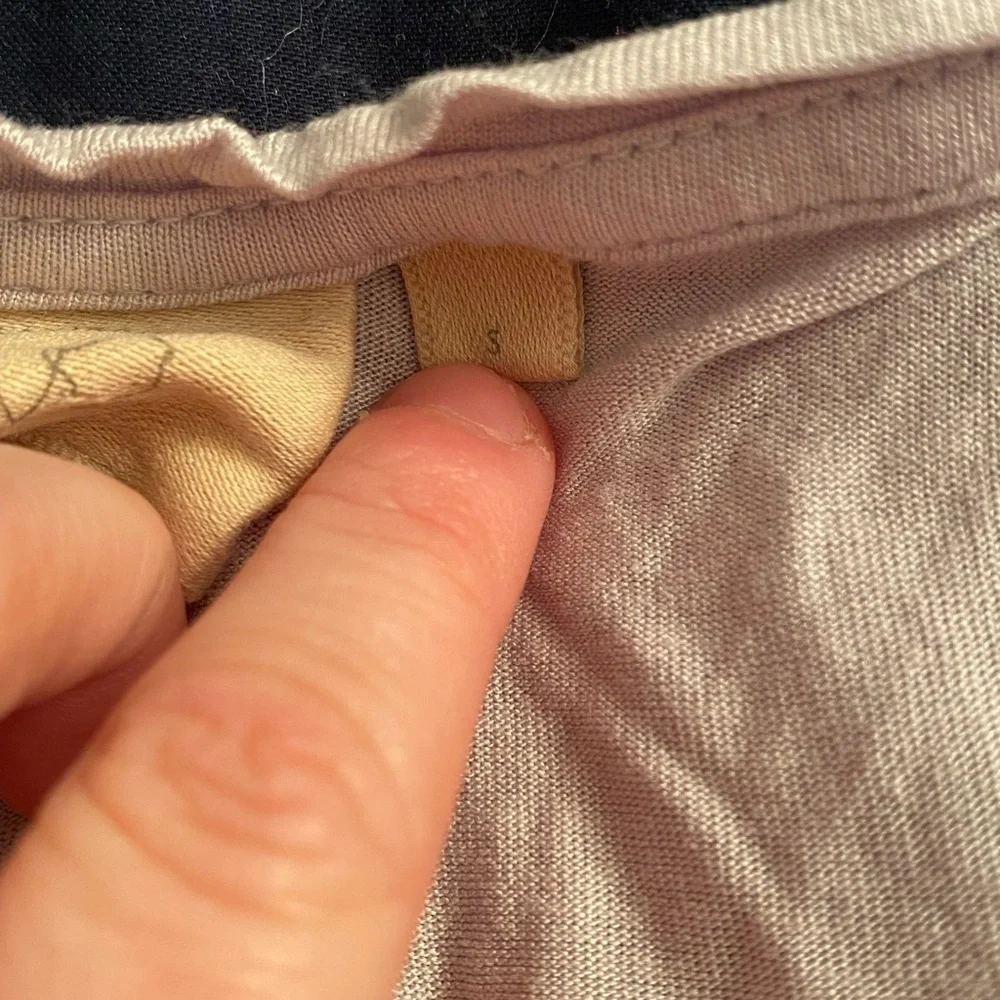 Anthropologie Vanessa Virginia Metallic Floral Flutter Trim VNeck Sleeveless Top - Picture 5 of 8